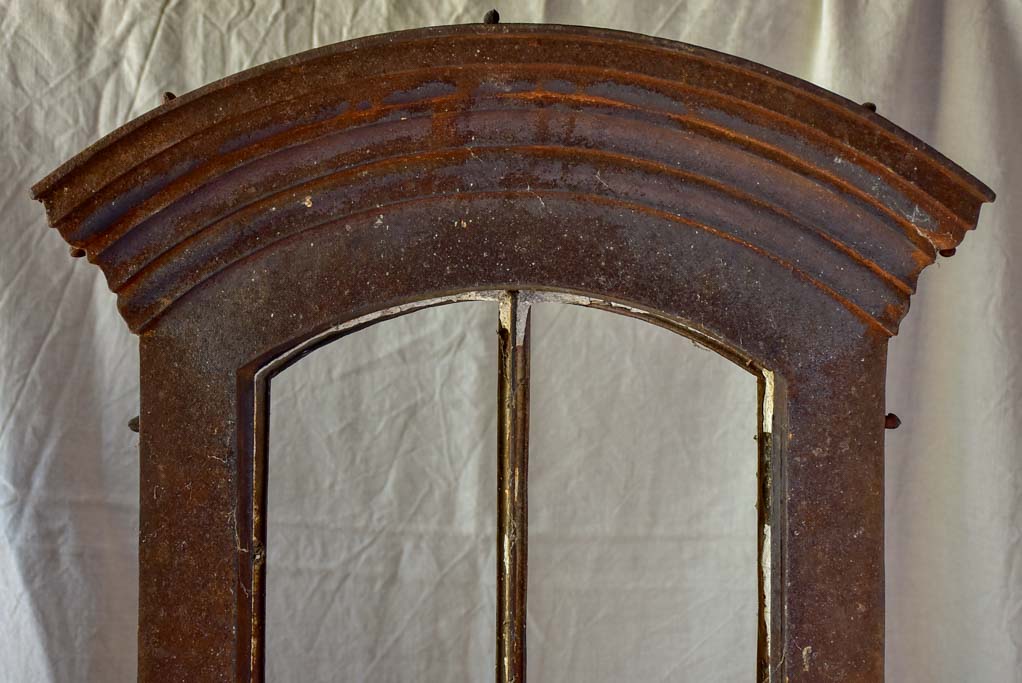 Salvaged French dorma window frame - cast iron