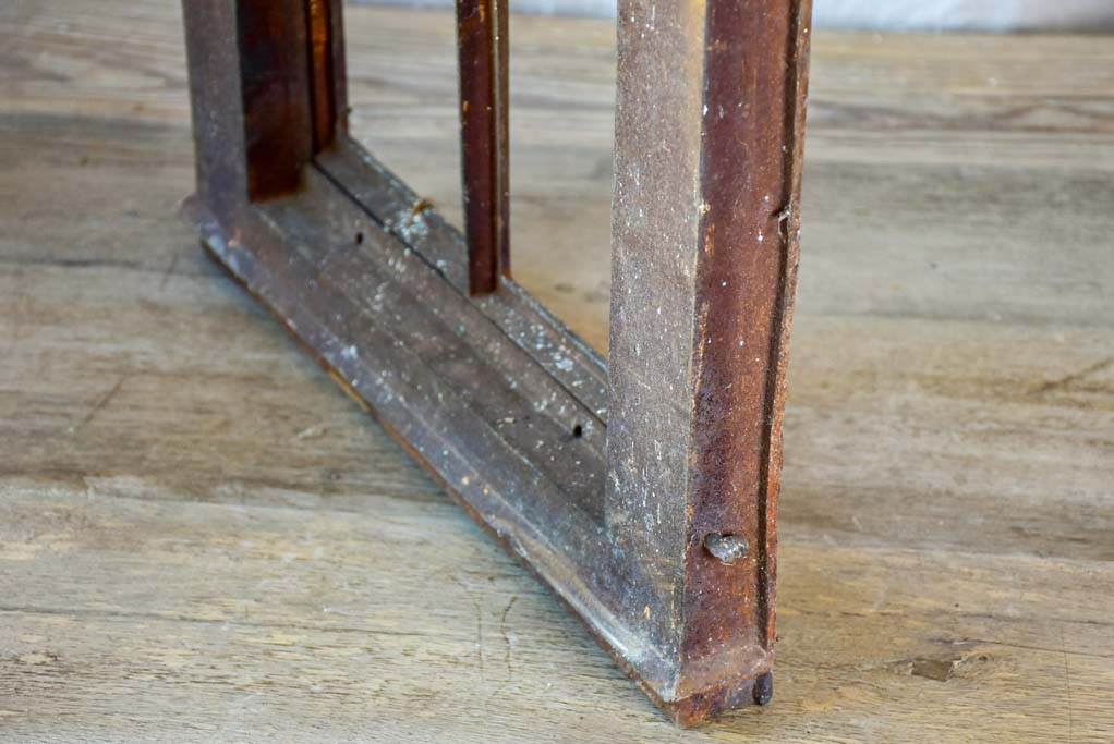 Salvaged French dorma window frame - cast iron