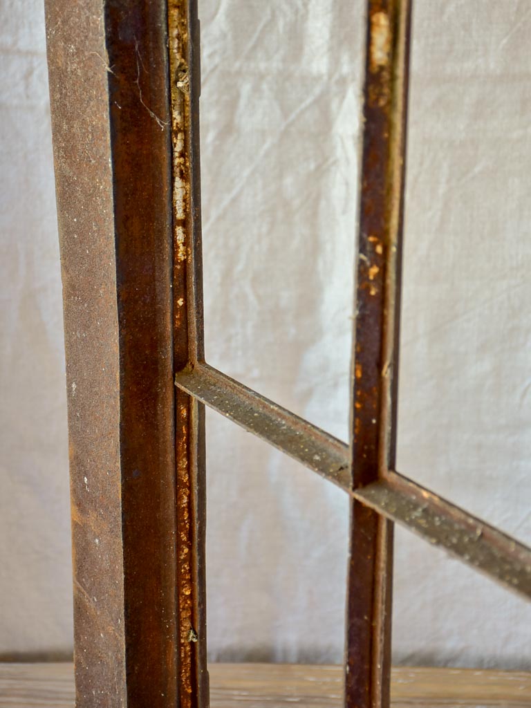 Salvaged French dorma window frame - cast iron