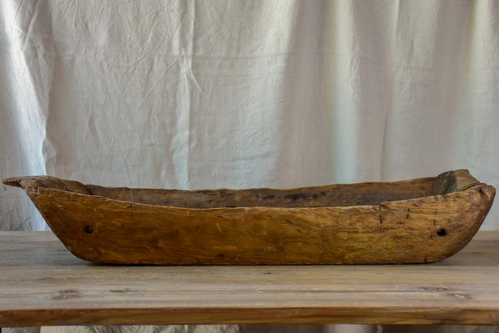 Antique wooden animal trough