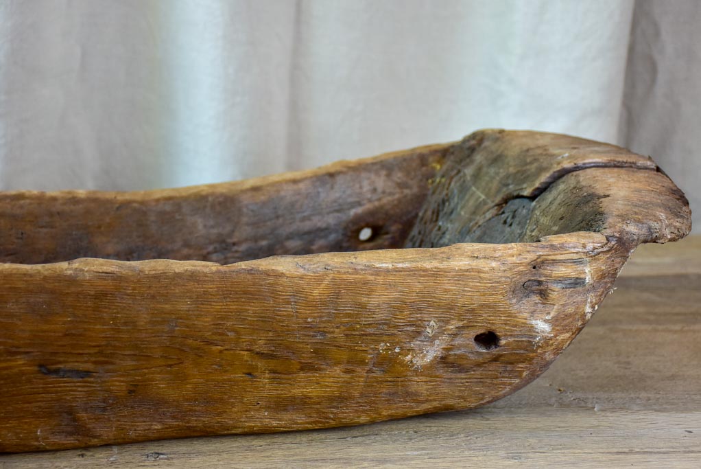 Antique wooden animal trough