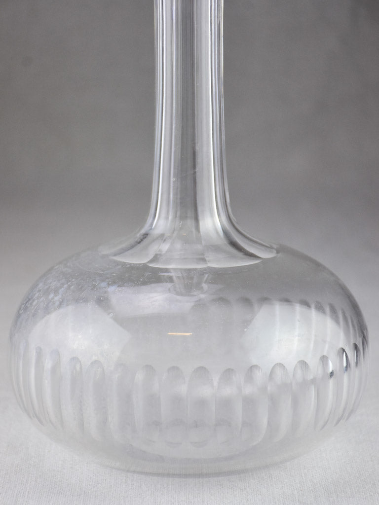 19th century French decanter 11¾"