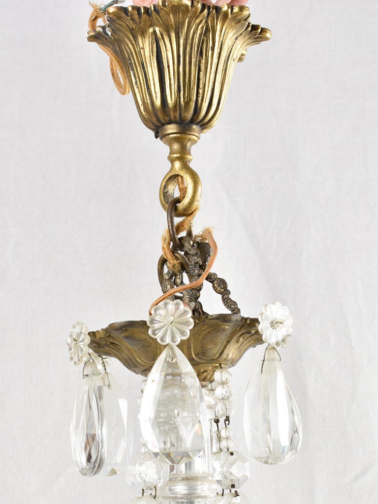 Small crystal chandelier - 4 globes