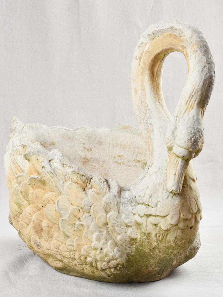 French garden swan planter - large