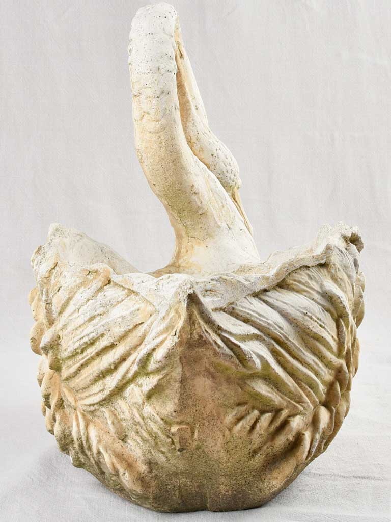 French garden swan planter - large