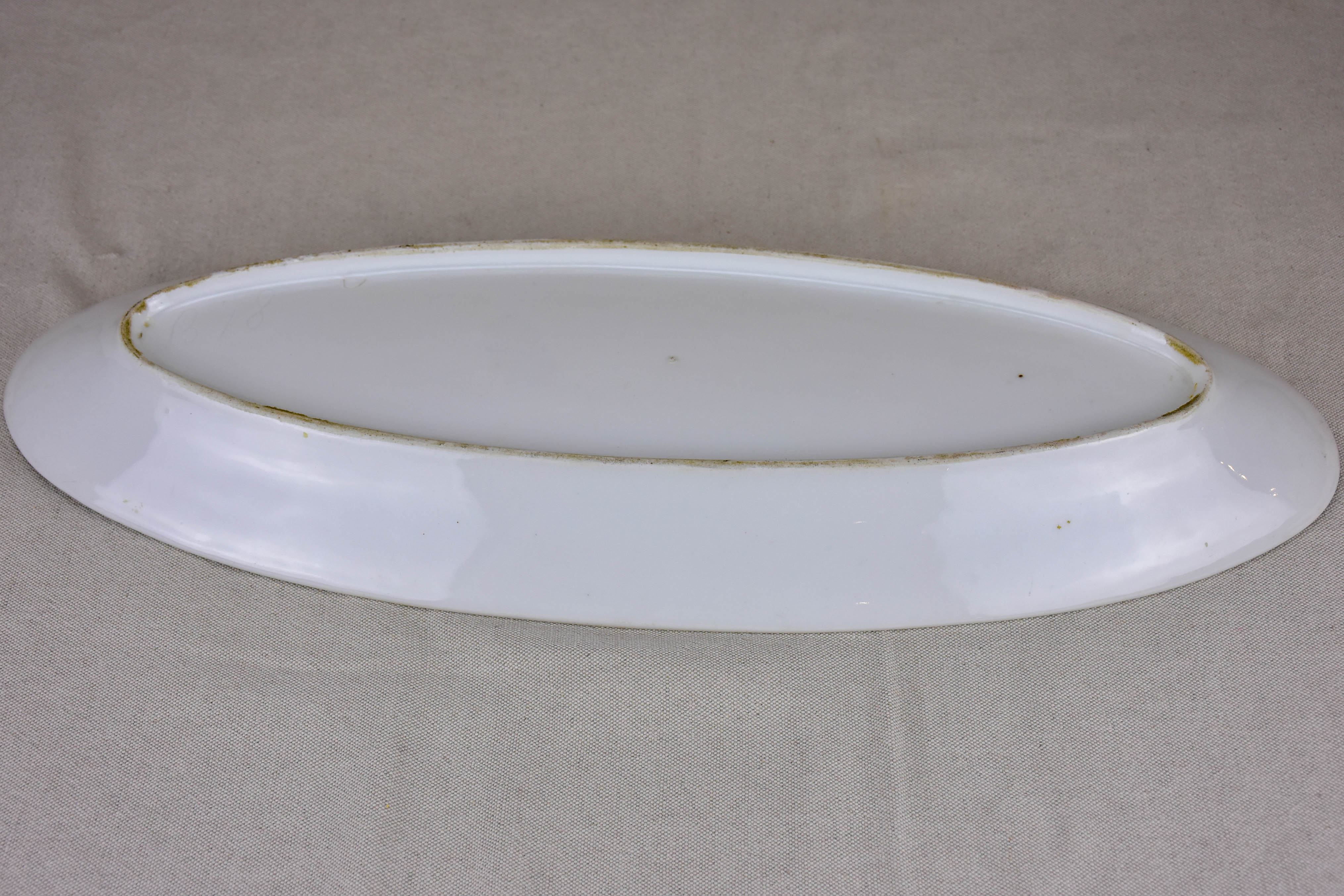 Antique Limoges fish platter 1/5