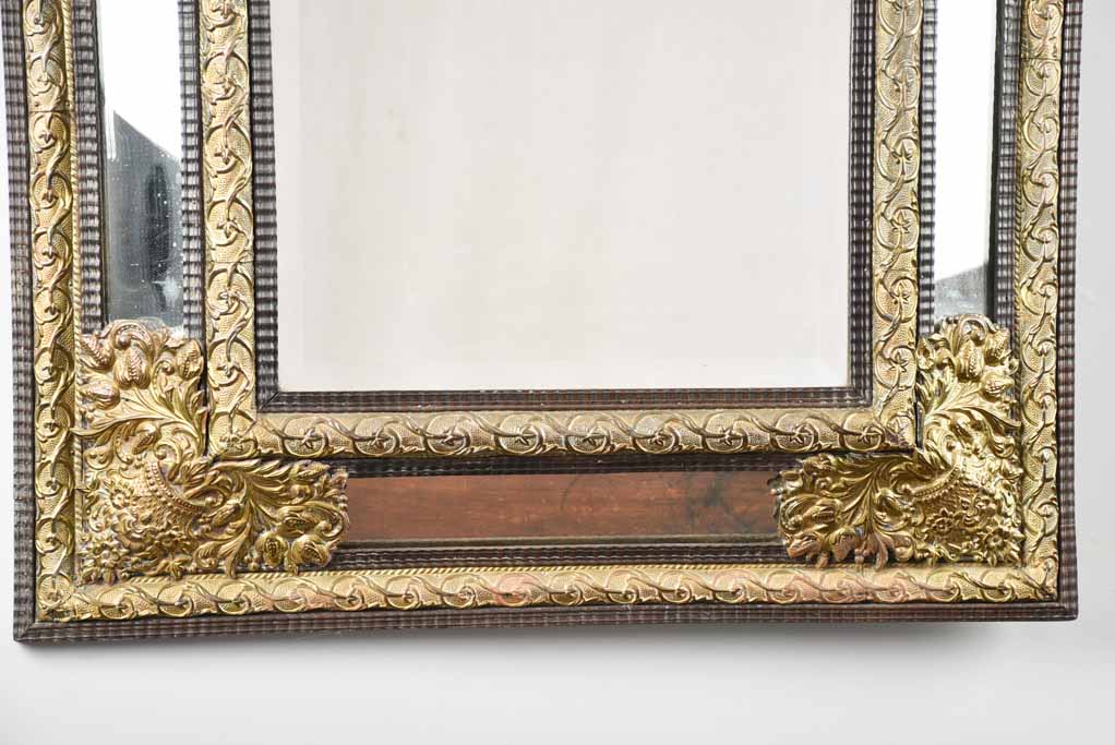 Beautiful Antique Parclose Mirror