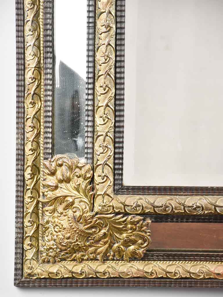 Impressive Brass-Framed Parclose Mirror