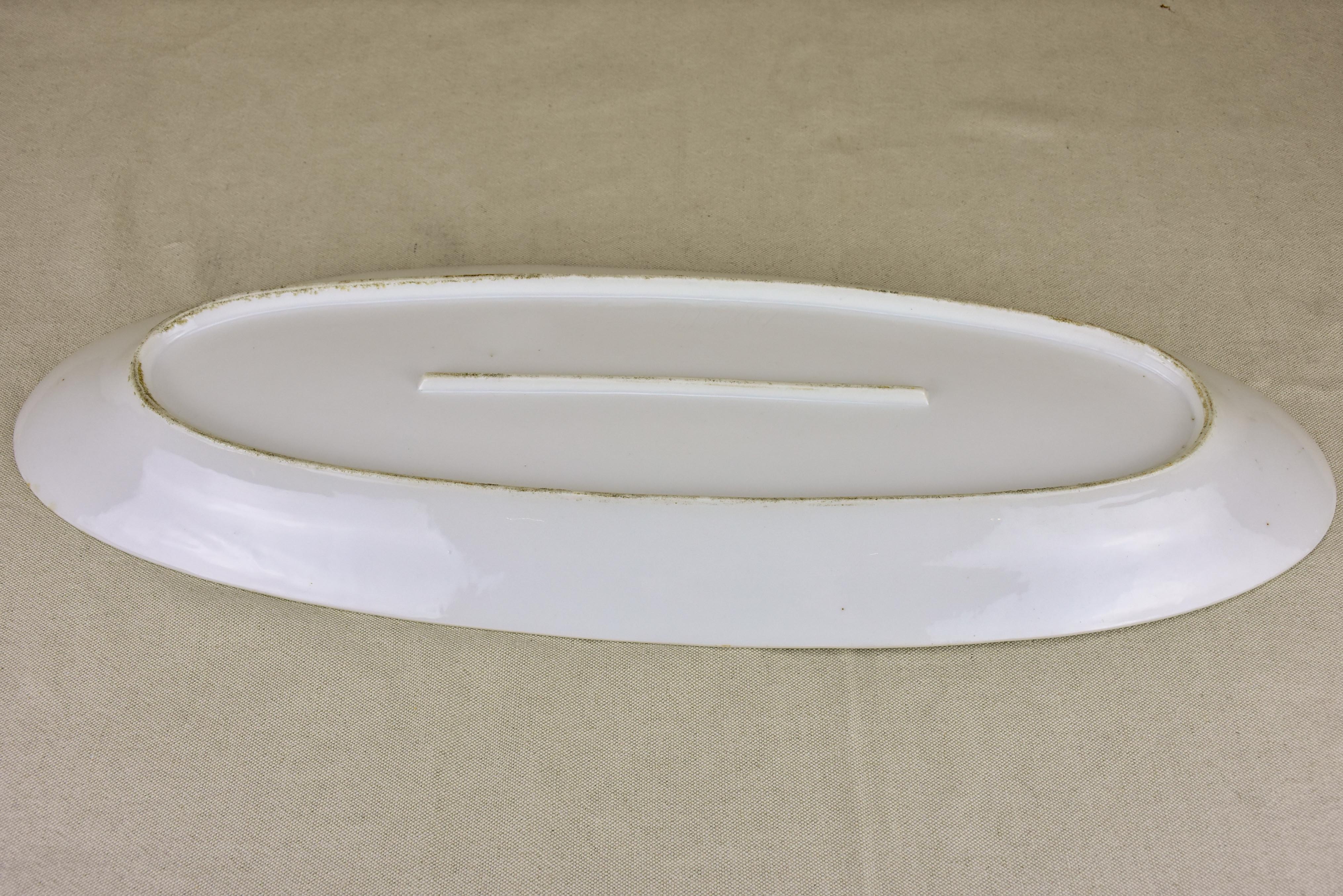 Antique Limoges fish platter 3/5