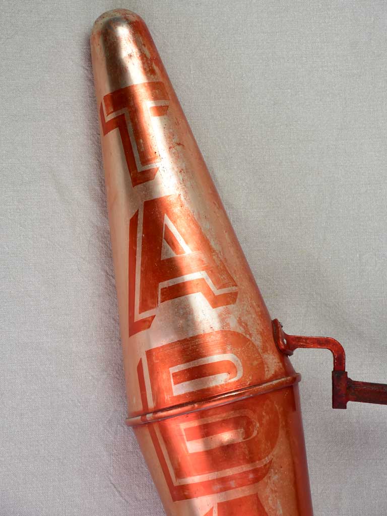 French tabac carrot from the 1950's - tobacco shop sign 32¼"