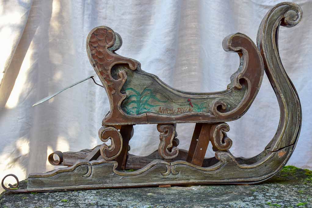 Aged Patina Dutch Sleigh