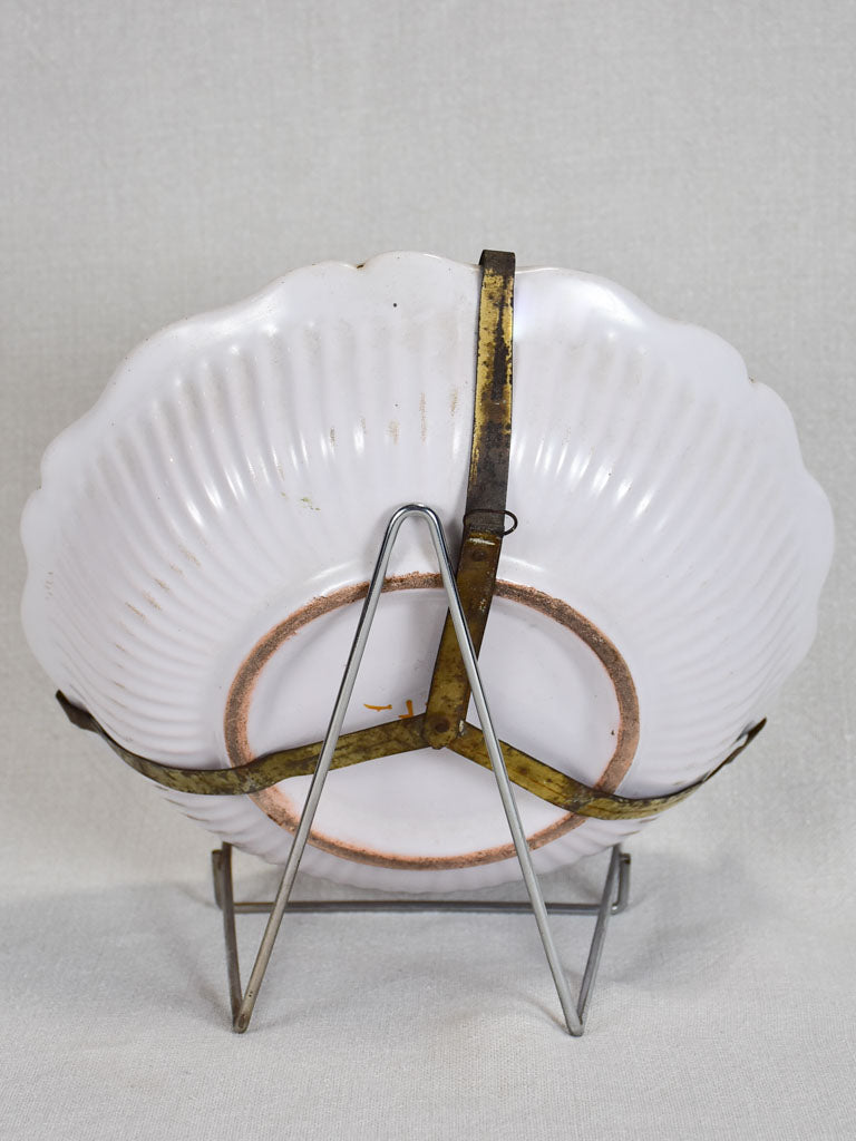 19th-century French bowl 10¼"