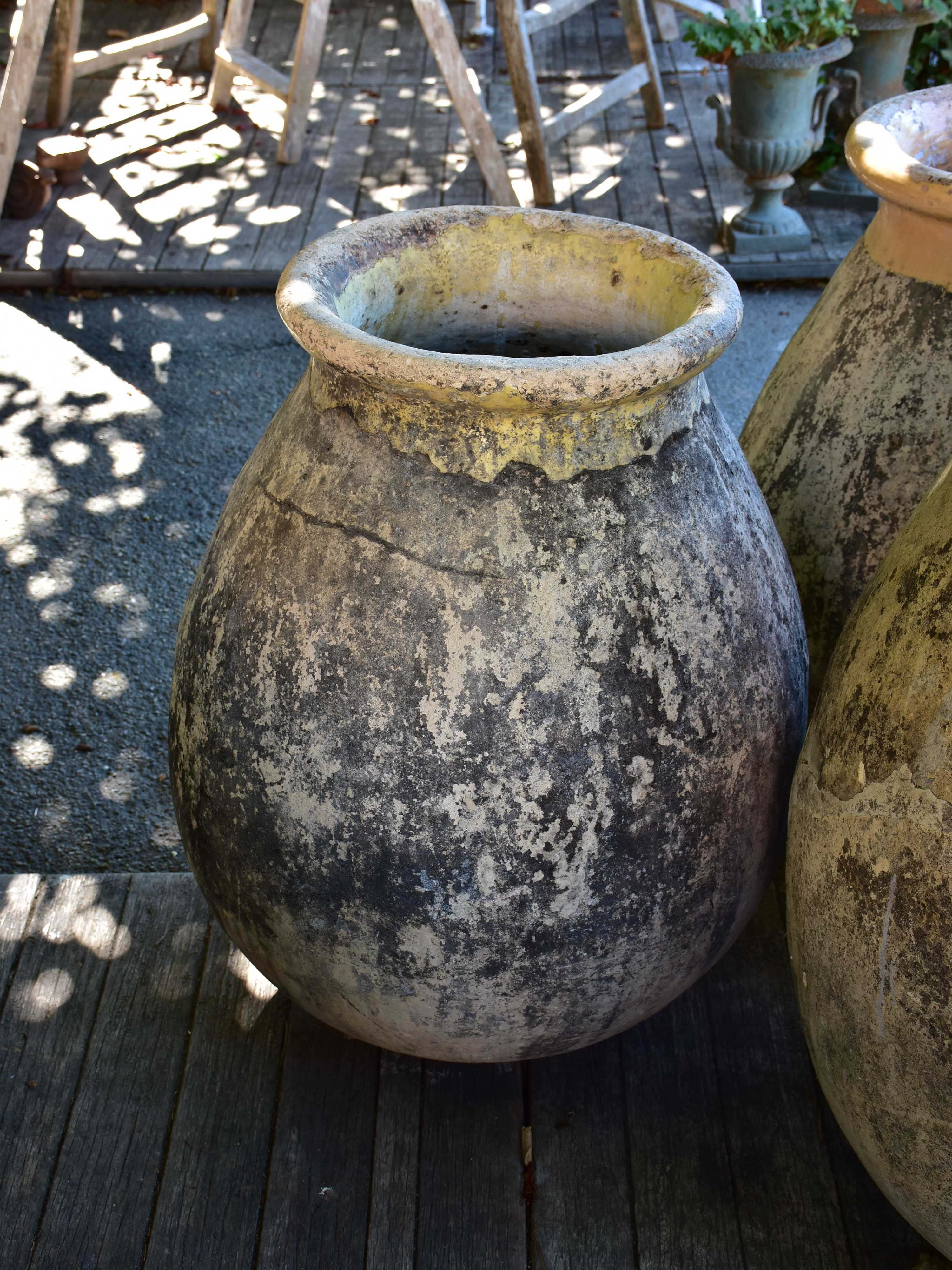 Large 19th century French biot jar