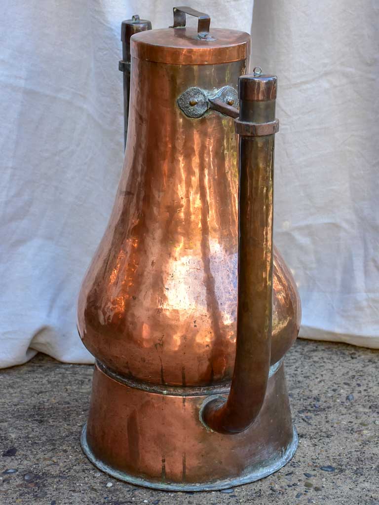 Pair of Louis XV 18th Century bath water vessels  - copper