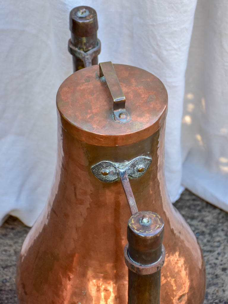 Pair of Louis XV 18th Century bath water vessels  - copper