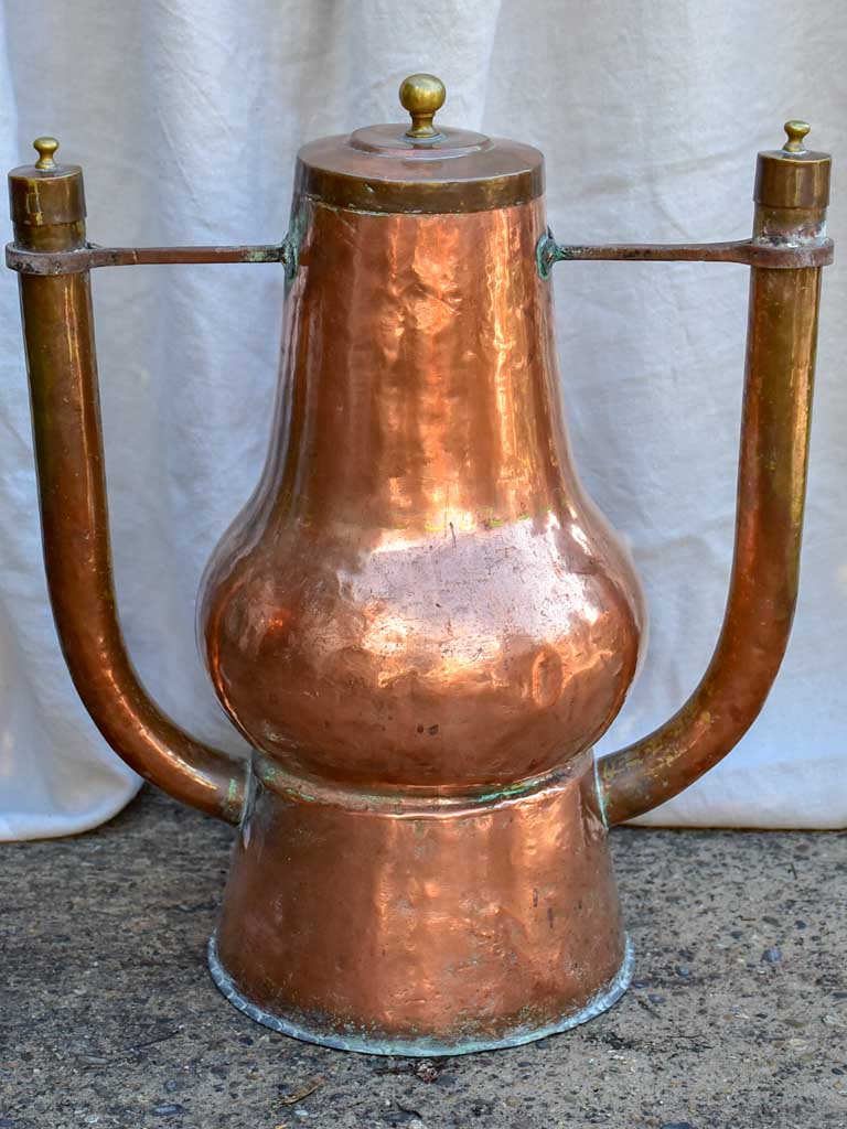 Pair of Louis XV 18th Century bath water vessels  - copper