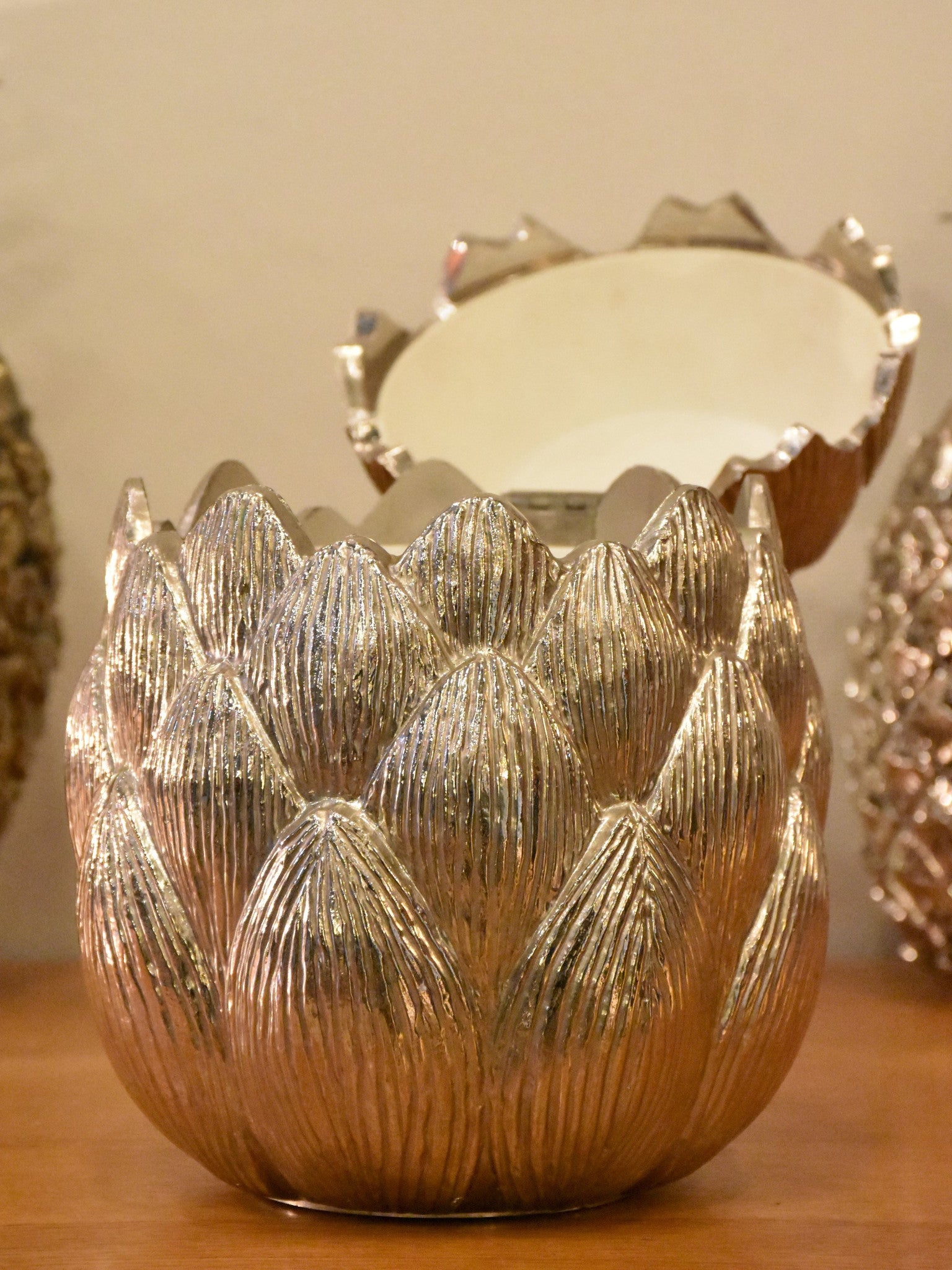 Ice bucket (Swiss Freddotherm) artichoke, 1970s