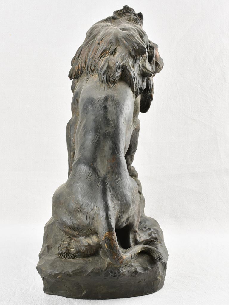 Statue of a lion - Thomas Francois Cartier (1879-1936) - 26½"