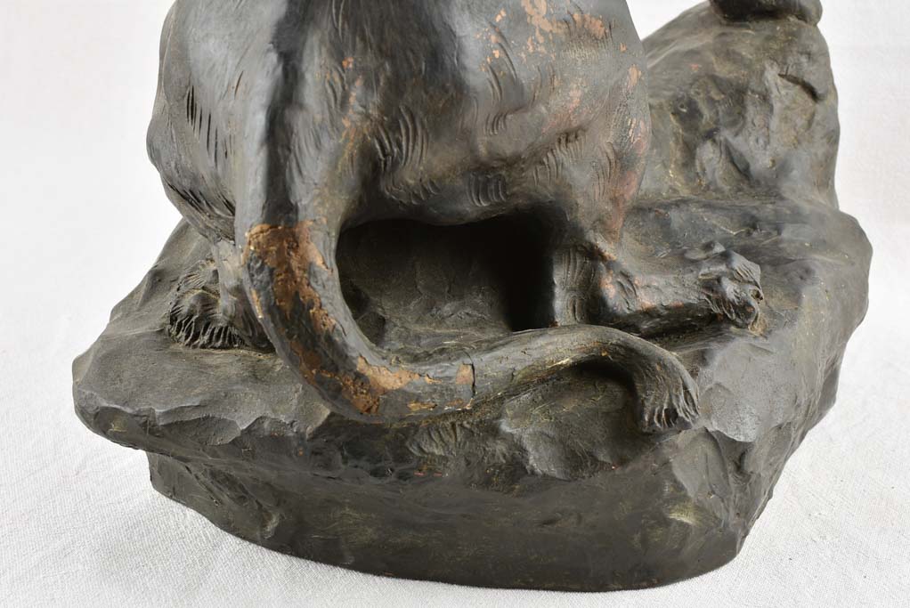 Statue of a lion - Thomas Francois Cartier (1879-1936) - 26½"