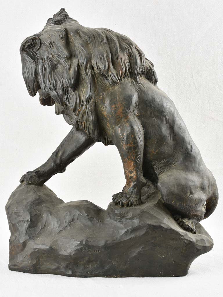 Statue of a lion - Thomas Francois Cartier (1879-1936) - 26½"