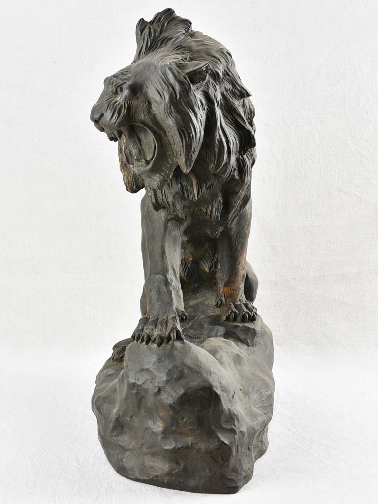 Statue of a lion - Thomas Francois Cartier (1879-1936) - 26½"