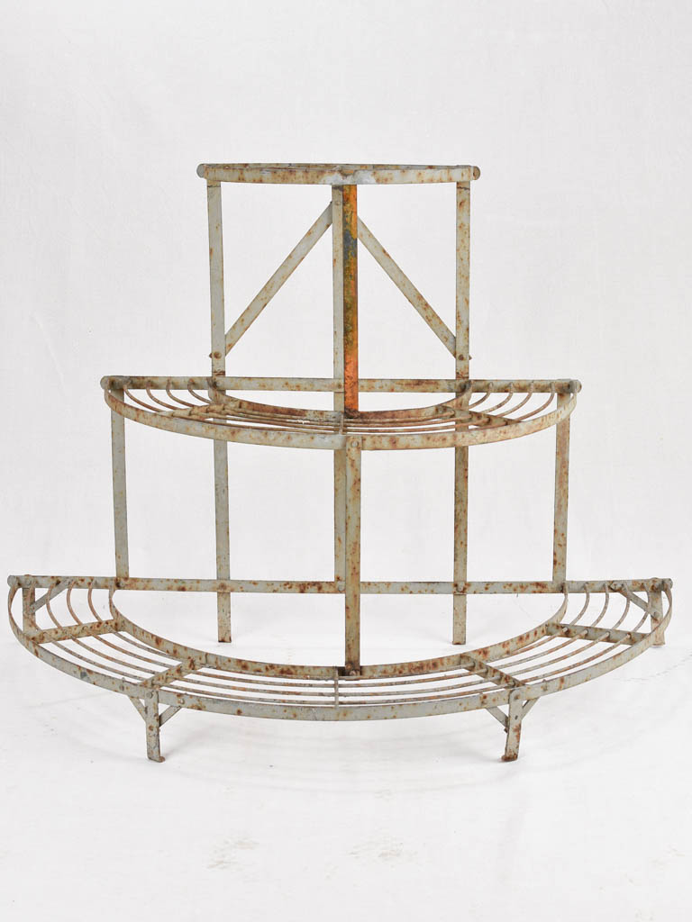 Three-tier plant stand - wrought iron