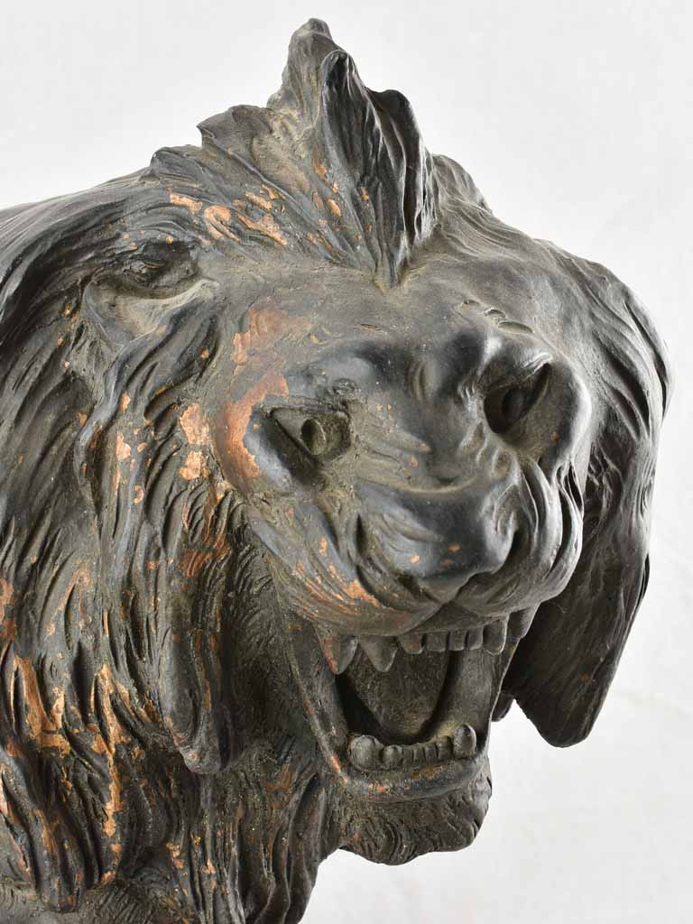 Statue of a lion - Thomas Francois Cartier (1879-1936) - 26½"