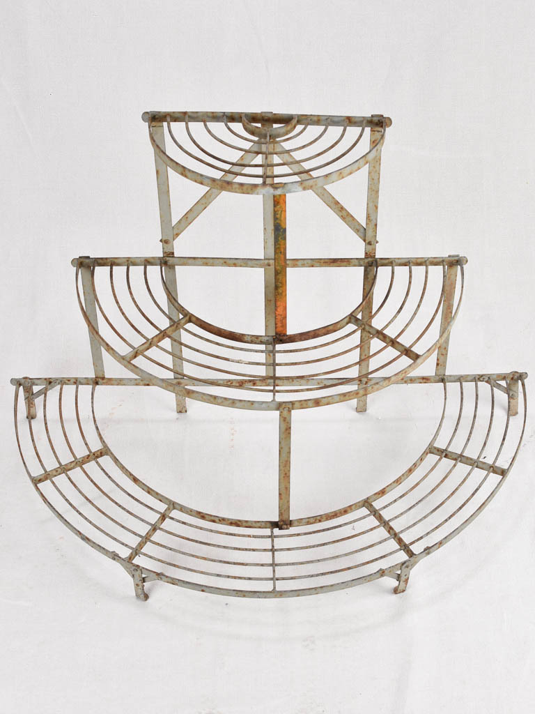 Three-tier plant stand - wrought iron