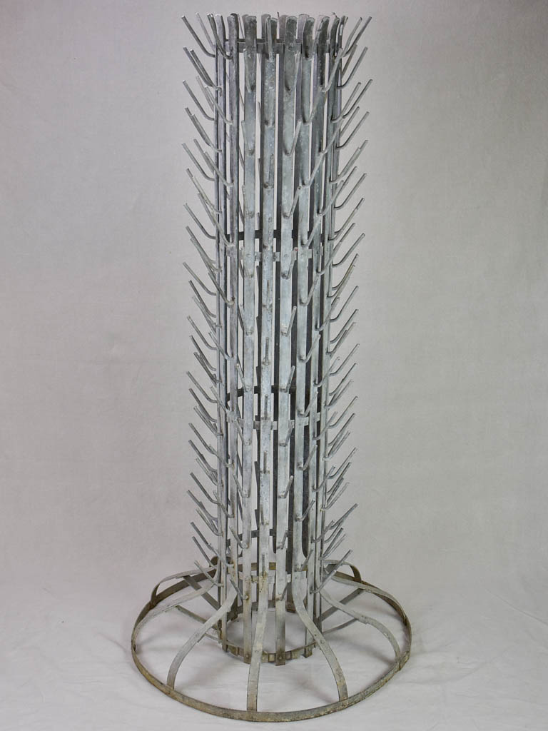 Very large bottle drying rack for ~200 bottles - galvanized metal 59½"