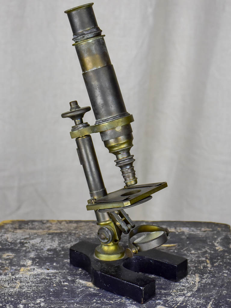 Antique chemist's microscope