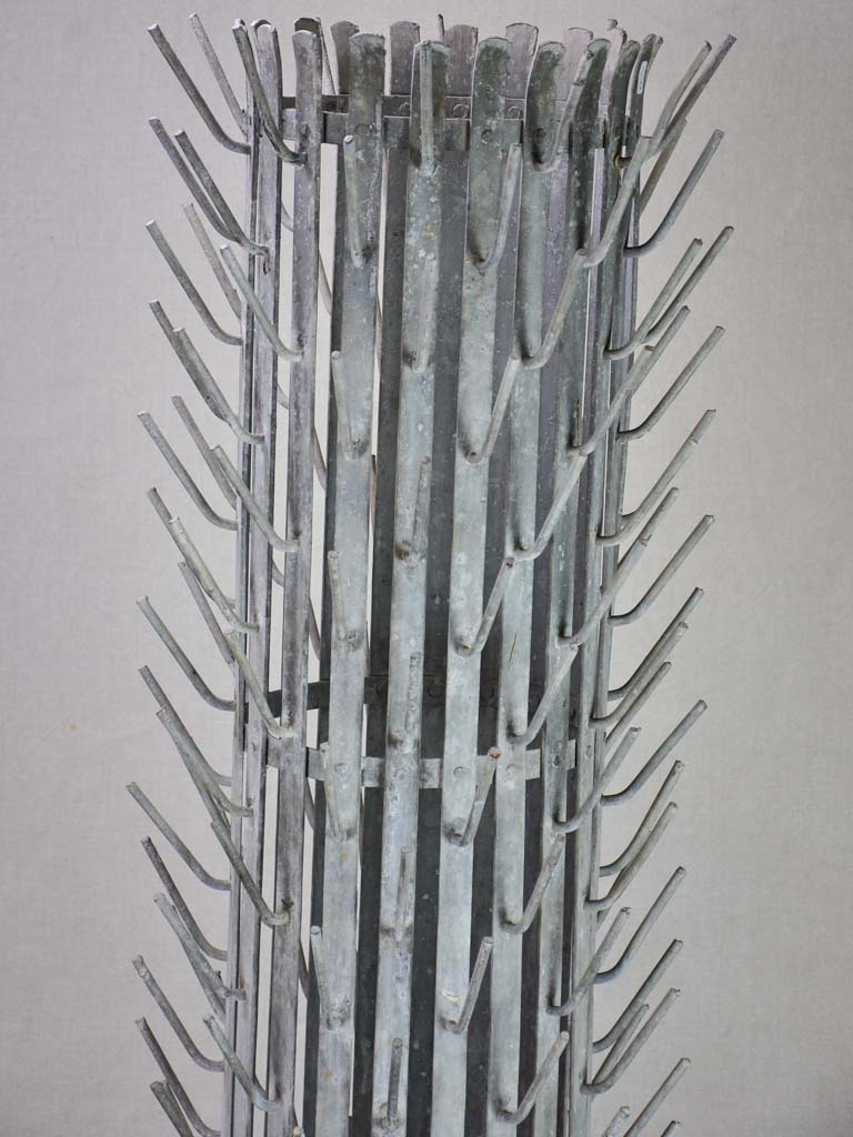 Very large bottle drying rack for ~200 bottles - galvanized metal 59½"