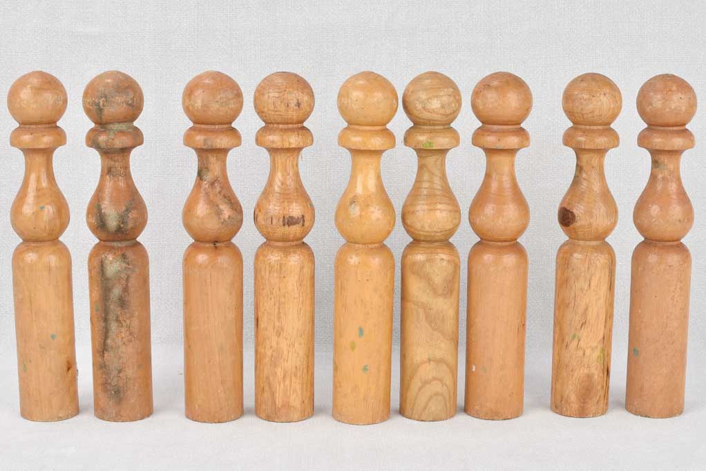 Rare Wooden Vintage Skittles Game