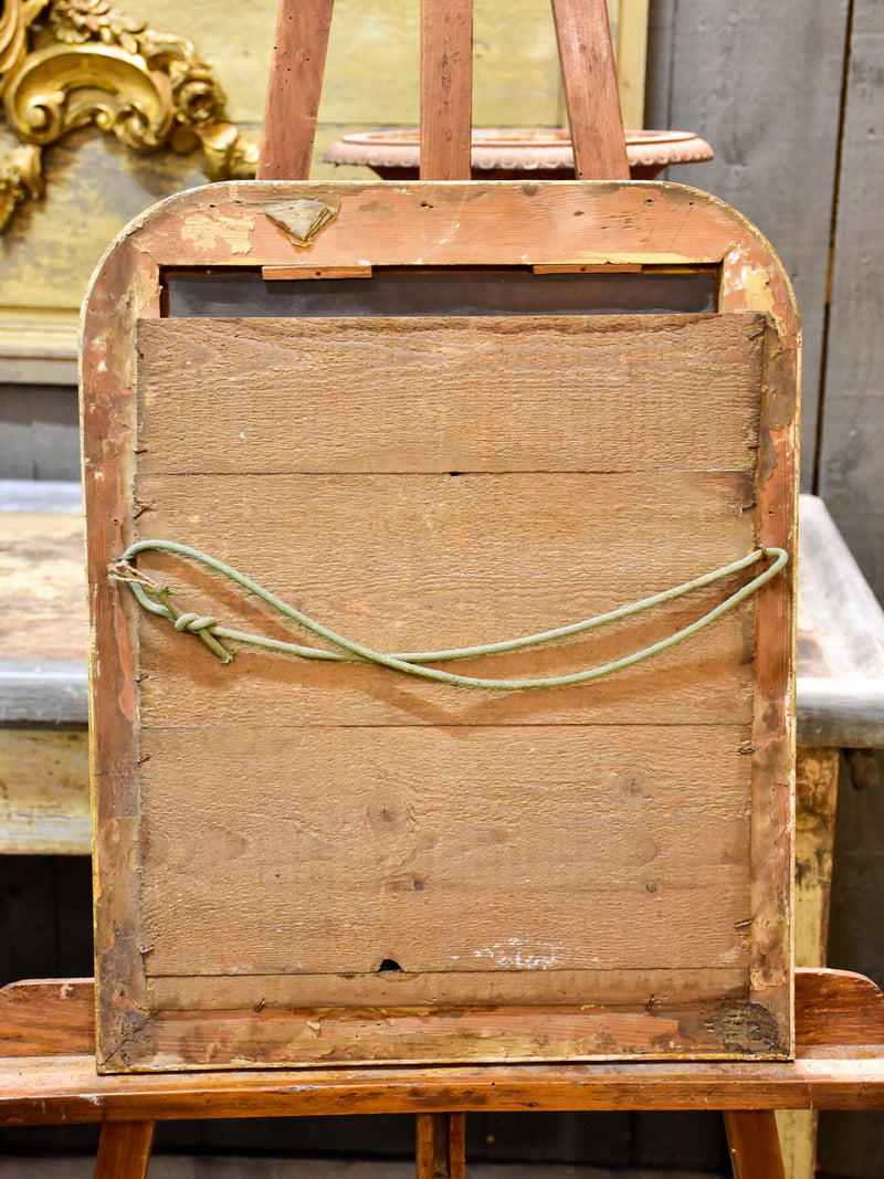 19th century Louis Philippe mirror with gilded frame