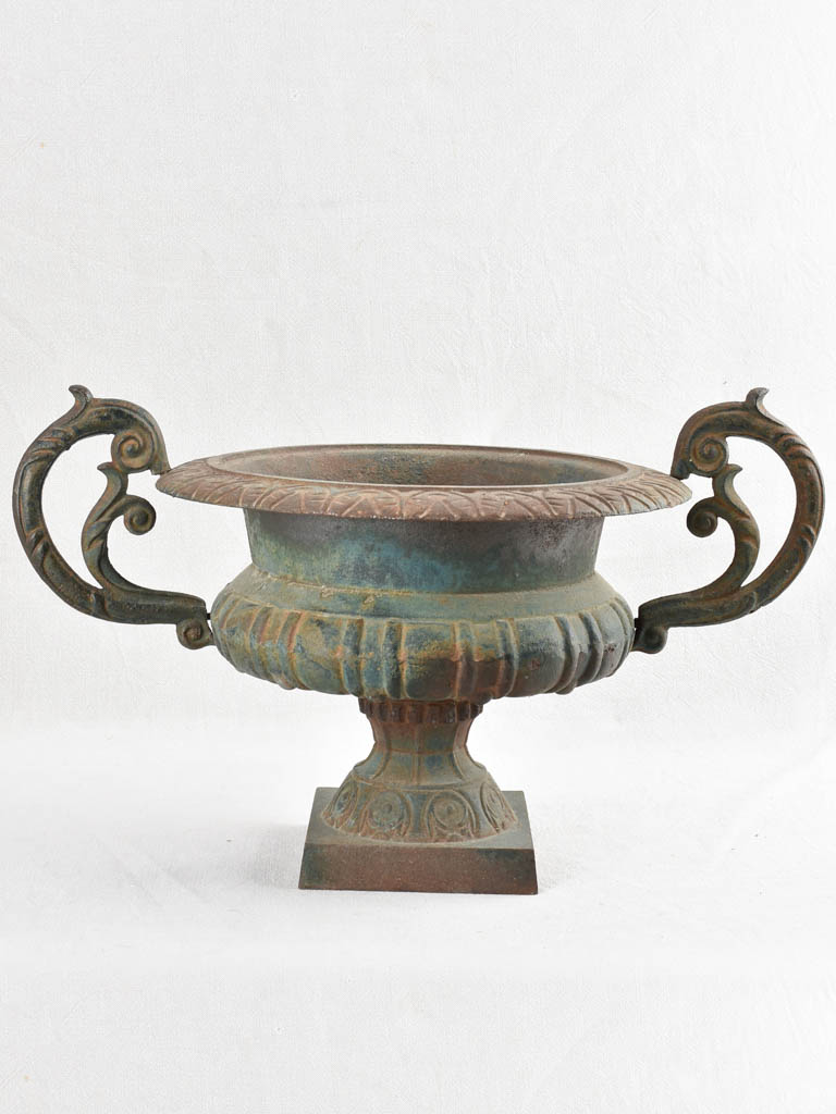 Antique cast iron Medici vase