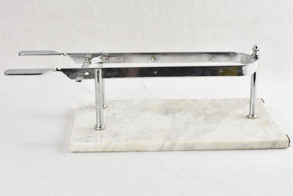 Vintage ham carving holder - marble 23¾"