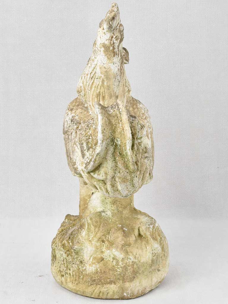 Vintage sculpture of a rooster 21¼"