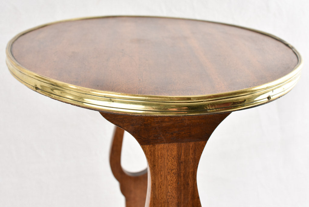 Small antique oval side table