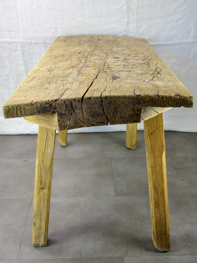 Very rustic work table from the late 19th / early 20th century 24" x 55½"