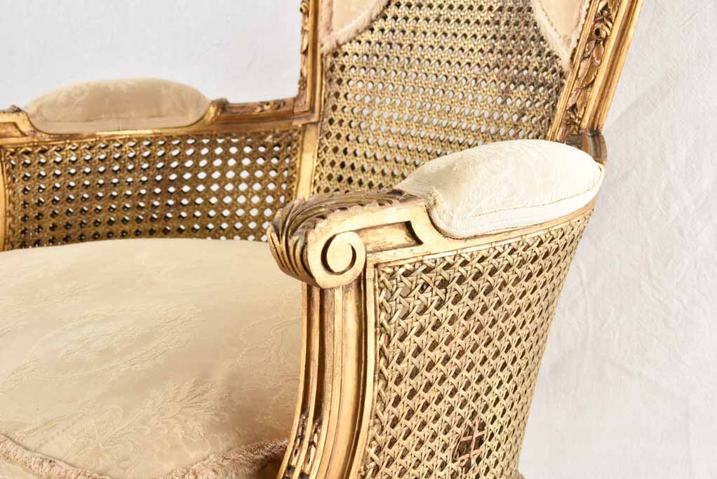 Durable Louis XVI Cane Armchair