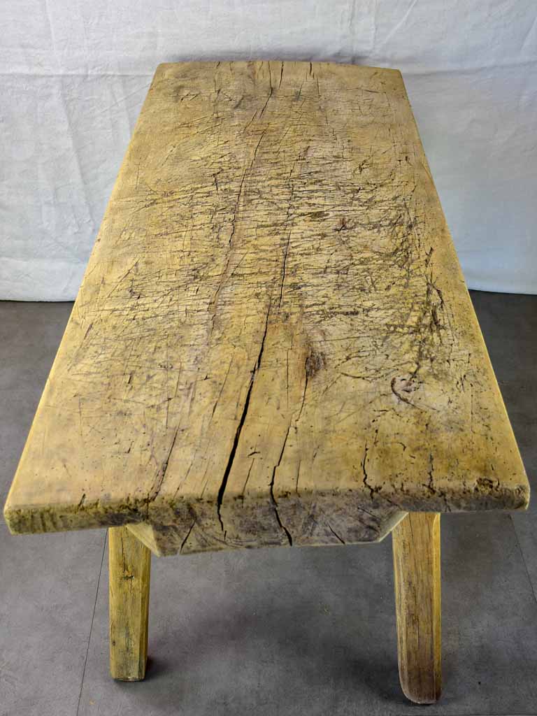 Very rustic work table from the late 19th / early 20th century 24" x 55½"