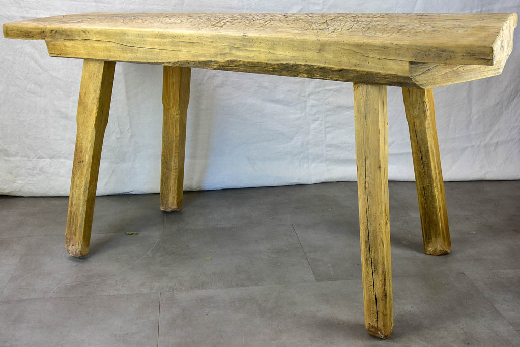 Very rustic work table from the late 19th / early 20th century 24" x 55½"