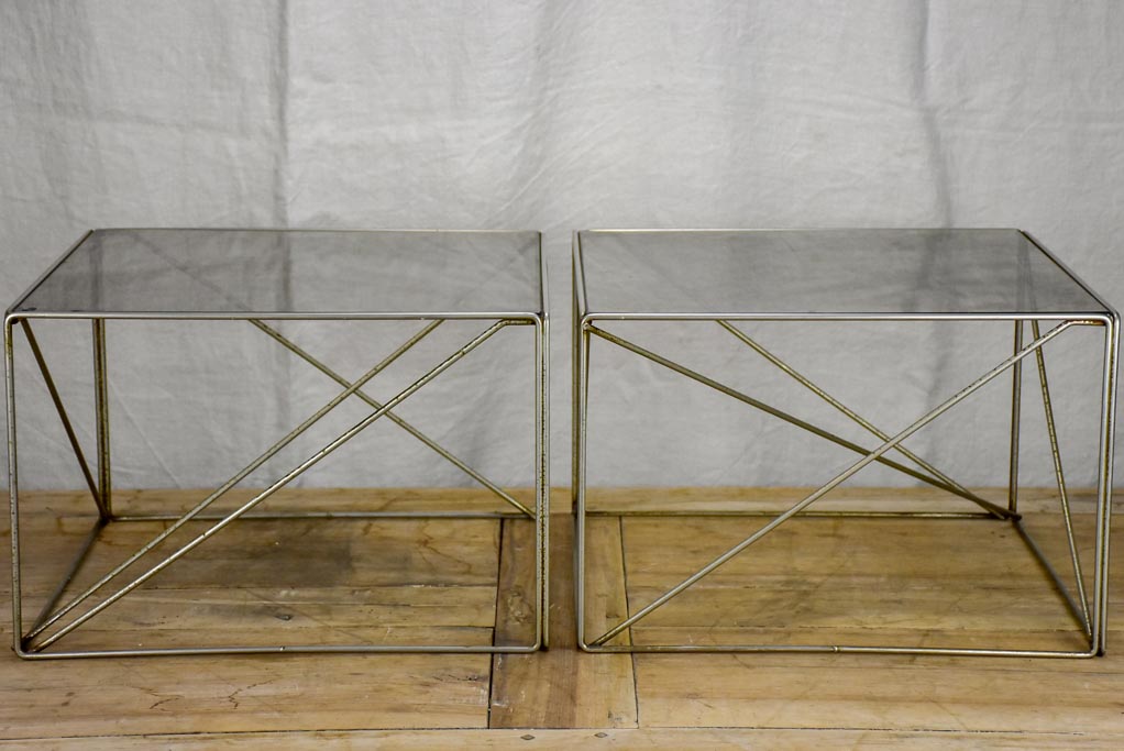 Pair of 1970's coffee tables - Max Sauze