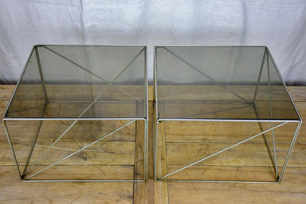 Pair of 1970's coffee tables - Max Sauze