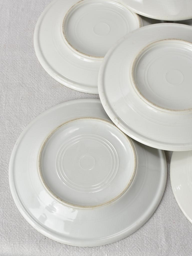 Classy White Antique Bistro Dinnerware