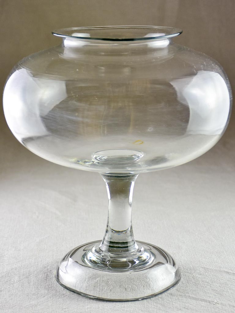 Nineteenth century French blown glass sangsue 11½"