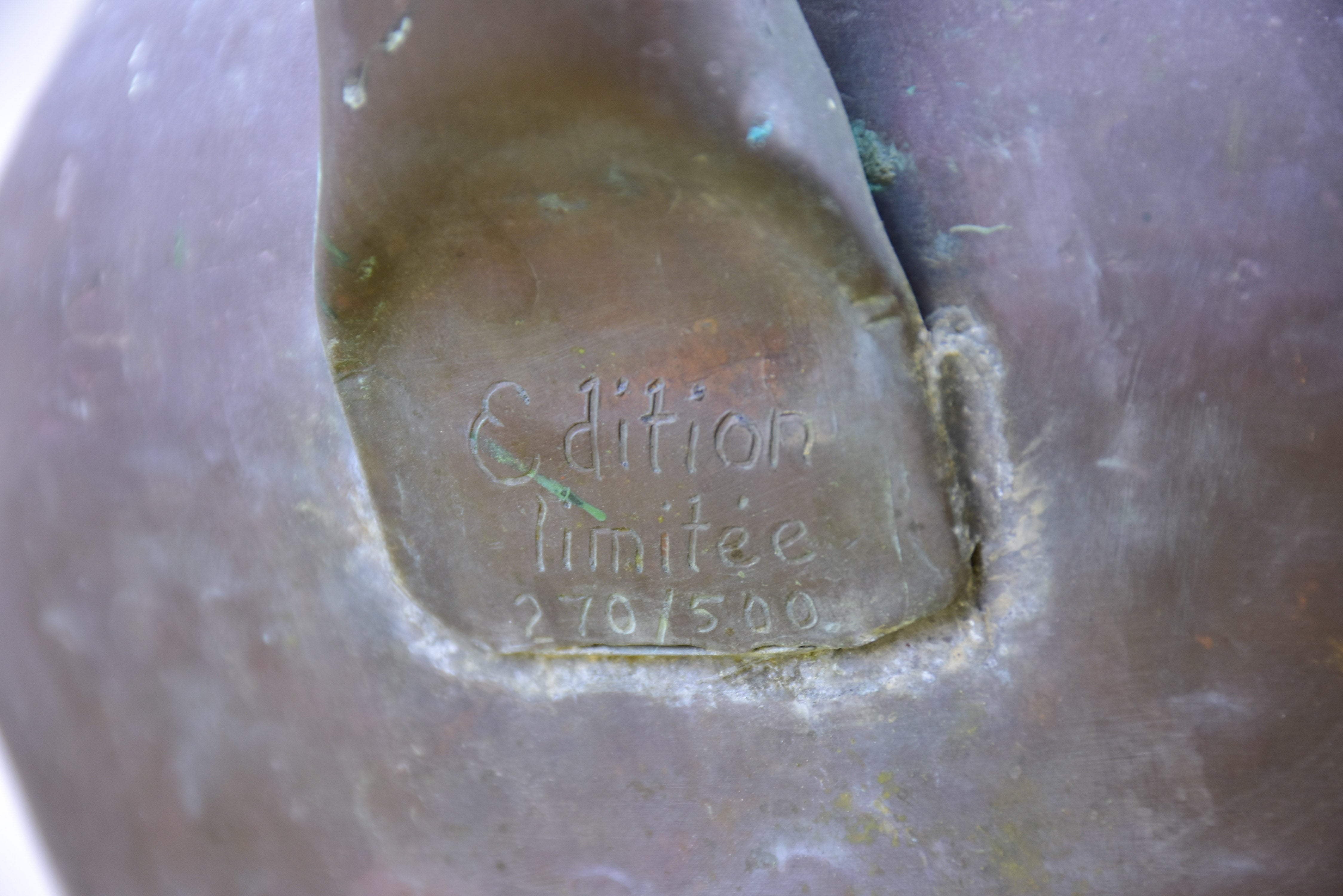 Antique French watering can