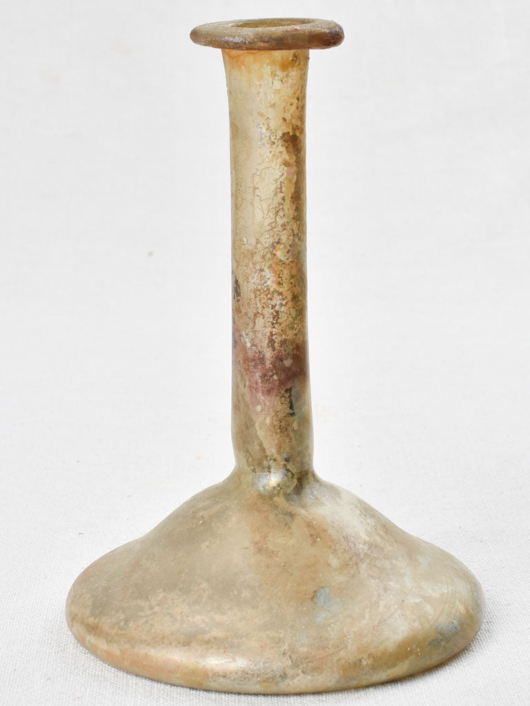 Roman (?) glass tear vase - Balsamarium / Lachrymatory 7½"