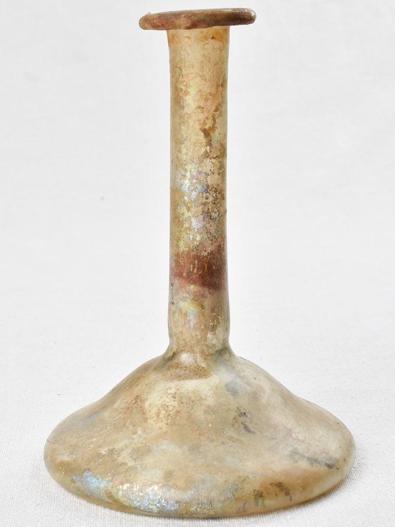 Roman (?) glass tear vase - Balsamarium / Lachrymatory 7½"