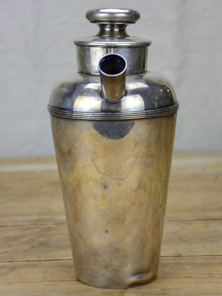 Early 20th Century silver plate English cocktail shaker