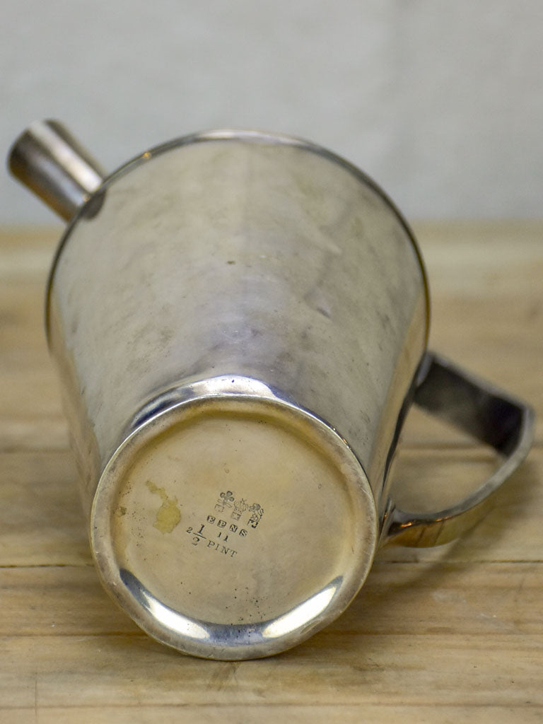 Early 20th Century silver plate English cocktail shaker